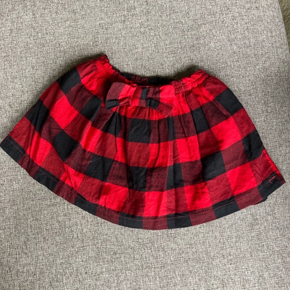 Carters Buffalo plaid 3t skirt excellent - Picture 1 of 3